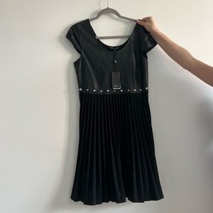 Armani Exchange Leather Dress